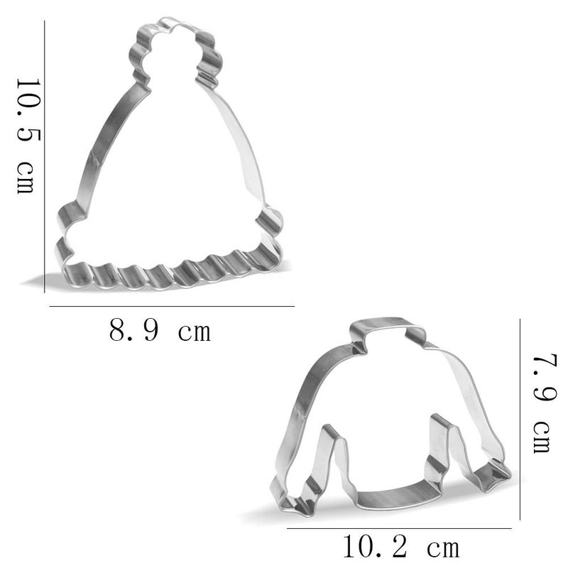 Keewah Large Christmas Cookie Cutter Set - 7 Piece - Stainless Steel - Image 5